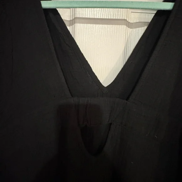 Madewell Lightspun V-neck Midi Dress - Picture 10 of 11